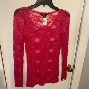 Bozzolo Long sleeve lace blouse